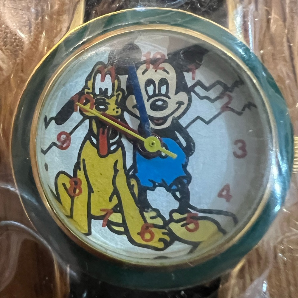 Vintage Mickey & Pluto Watch